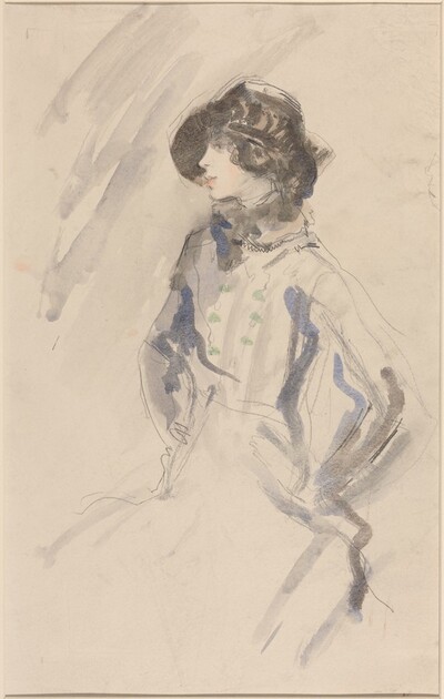 Three-Quarter Portrait of a Young Girl