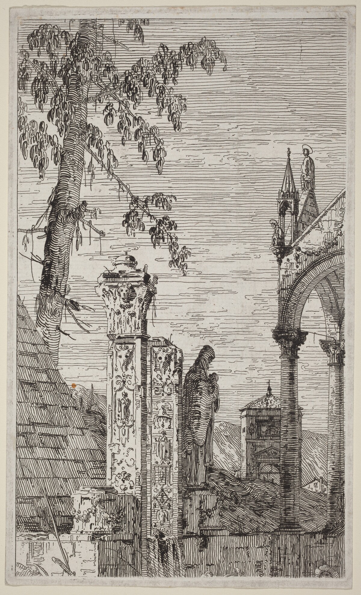 The Bishop's Tomb by Canaletto