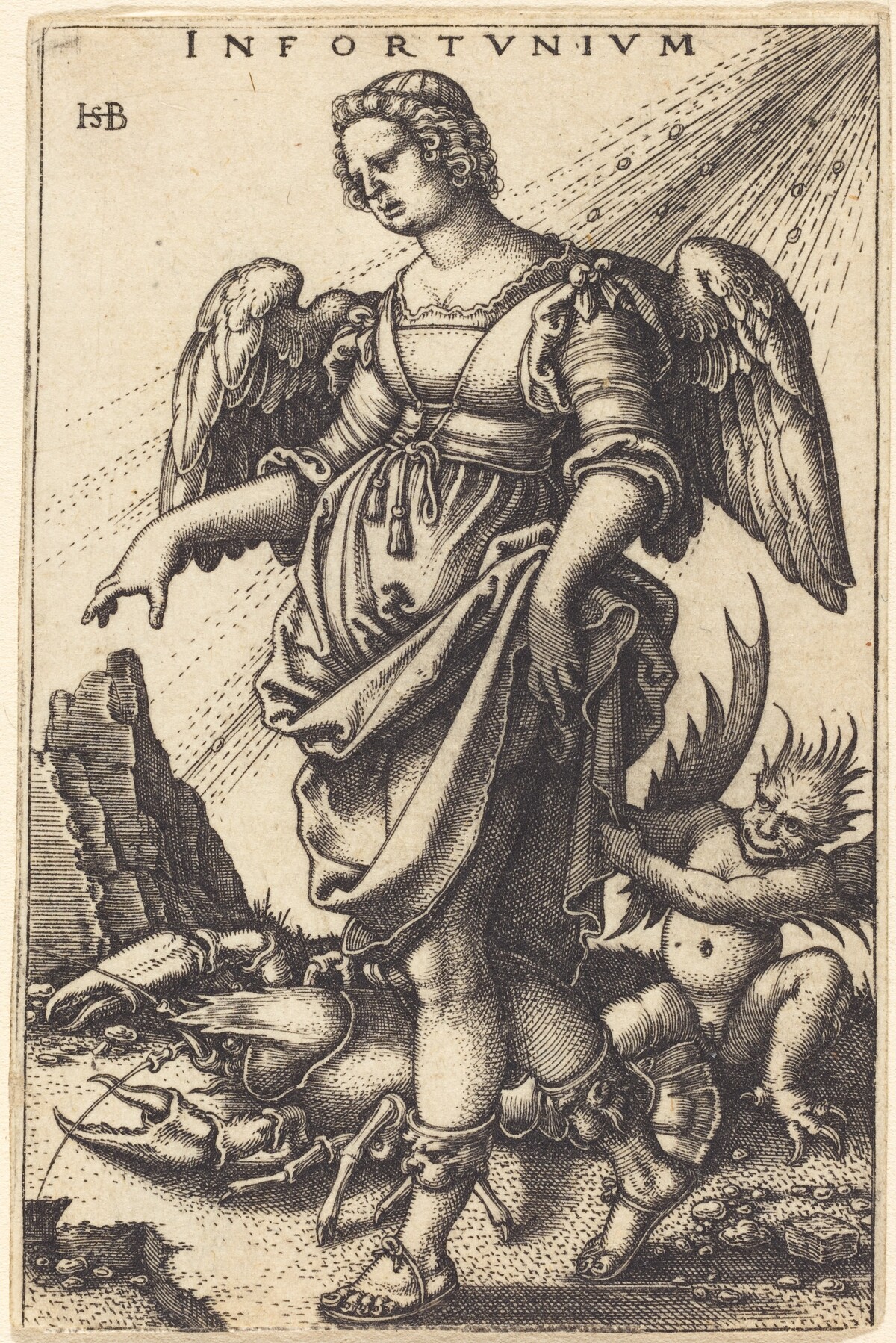 Infortunium (Misfortune) by Sebald Beham