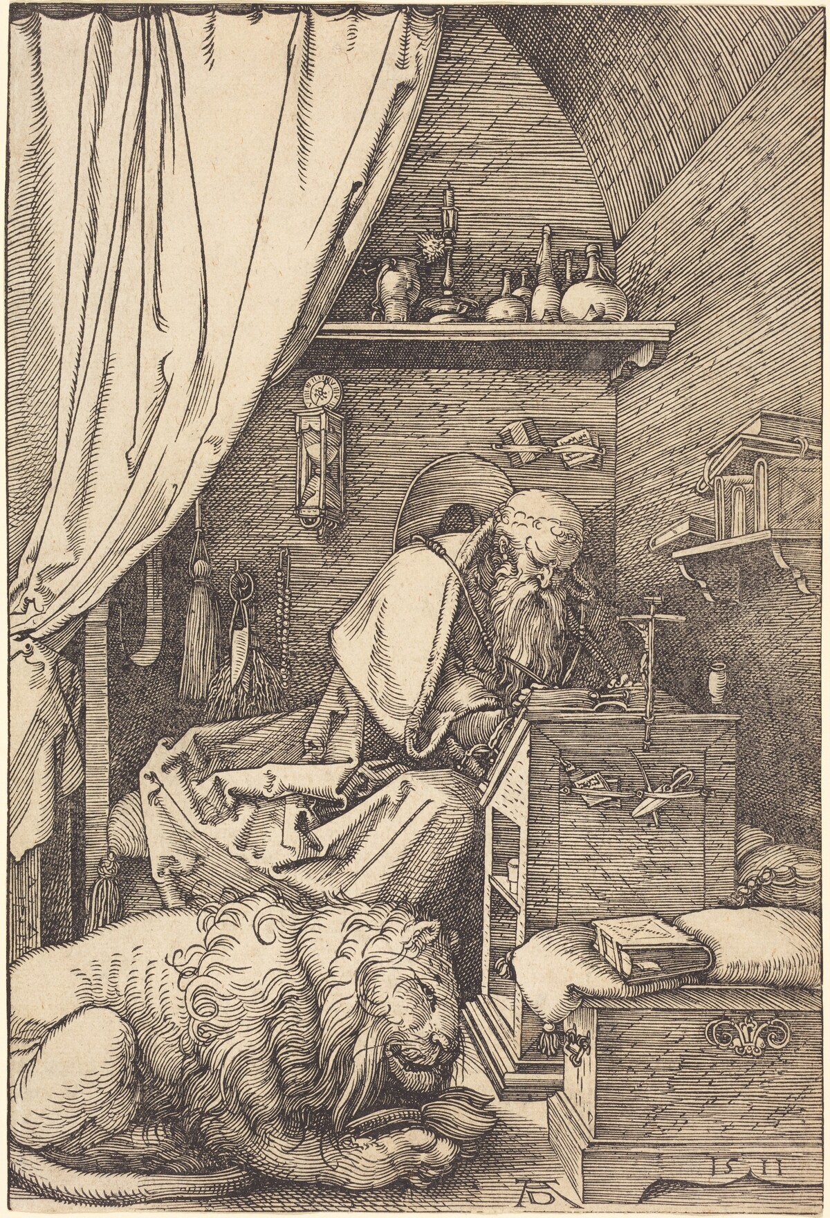 Saint Jerome in His Cell by Albrecht Dürer