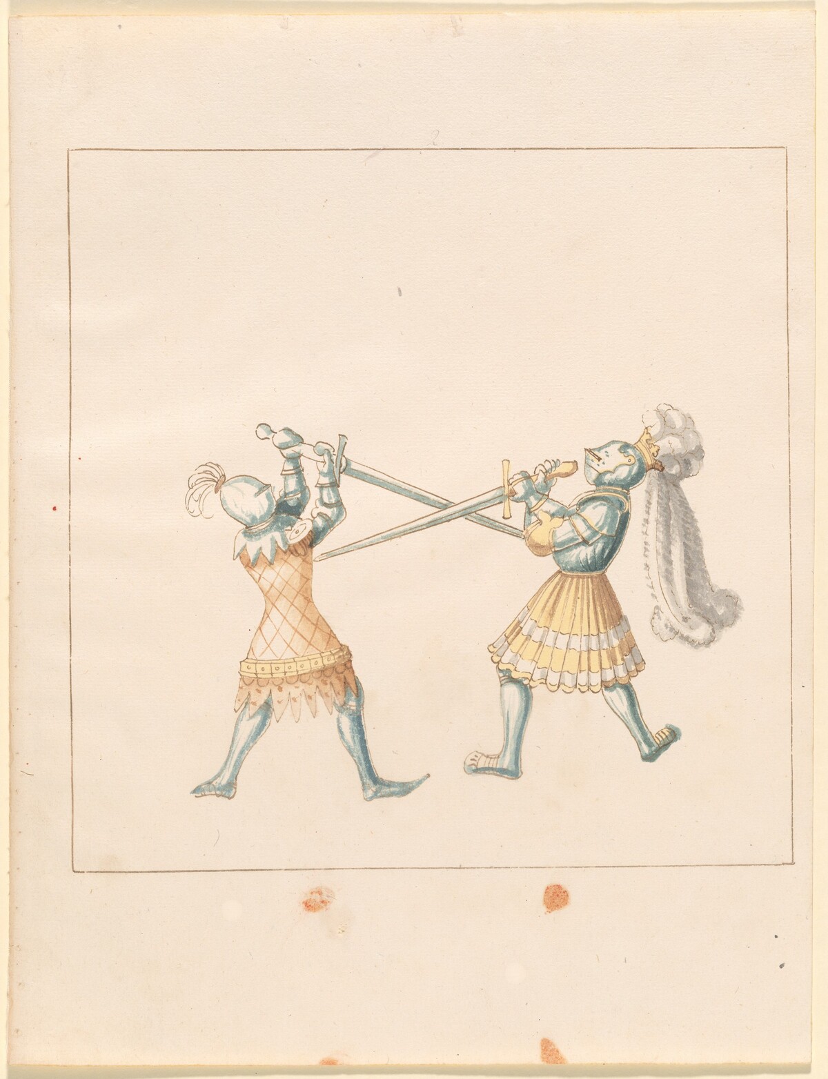 Foot Combat with Longswords by German 16th Century