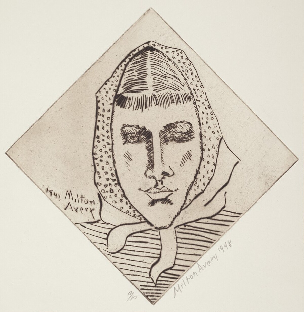 March with Babushka (Head of March) by Milton Avery