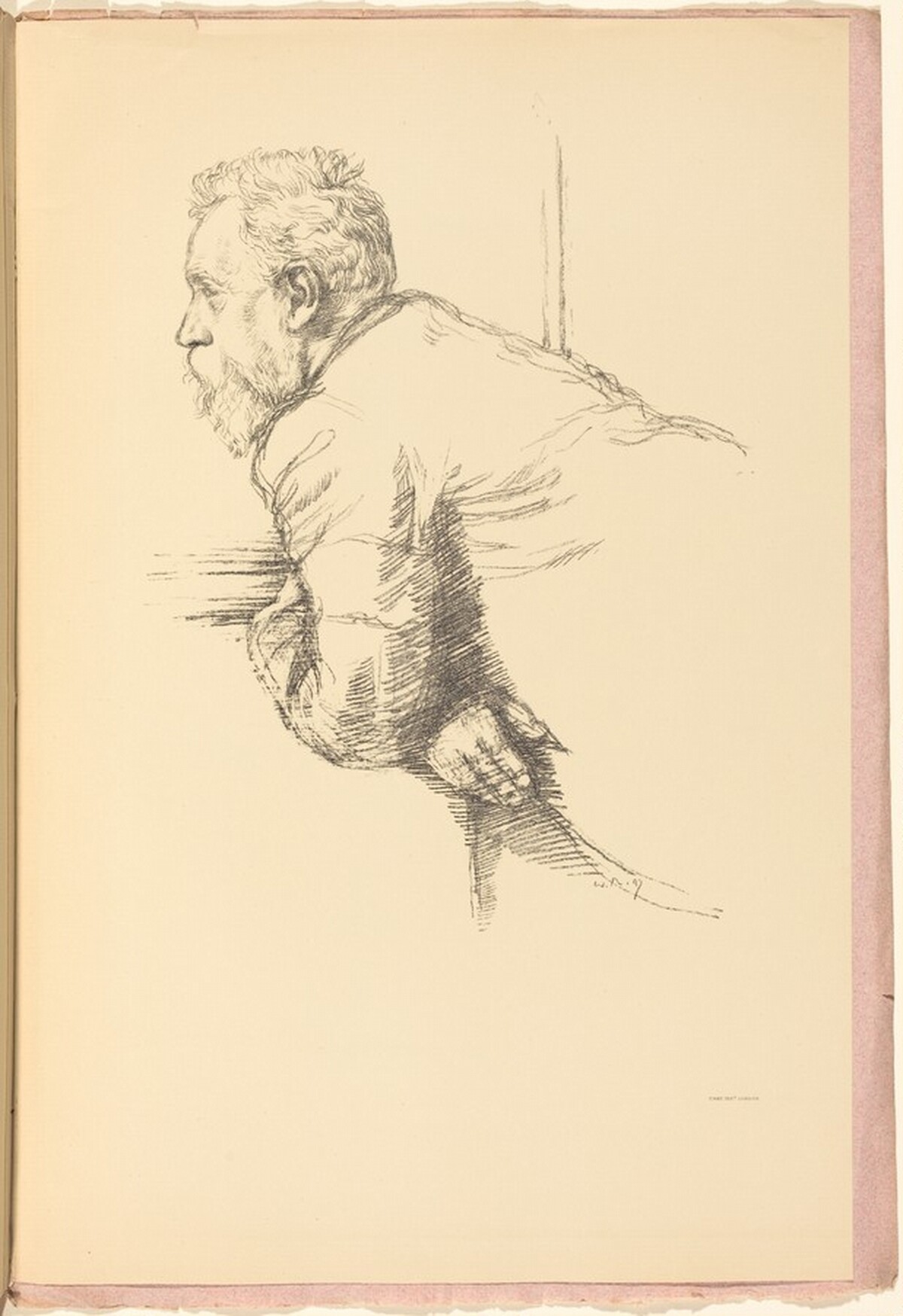 William Henley by Sir William Rothenstein