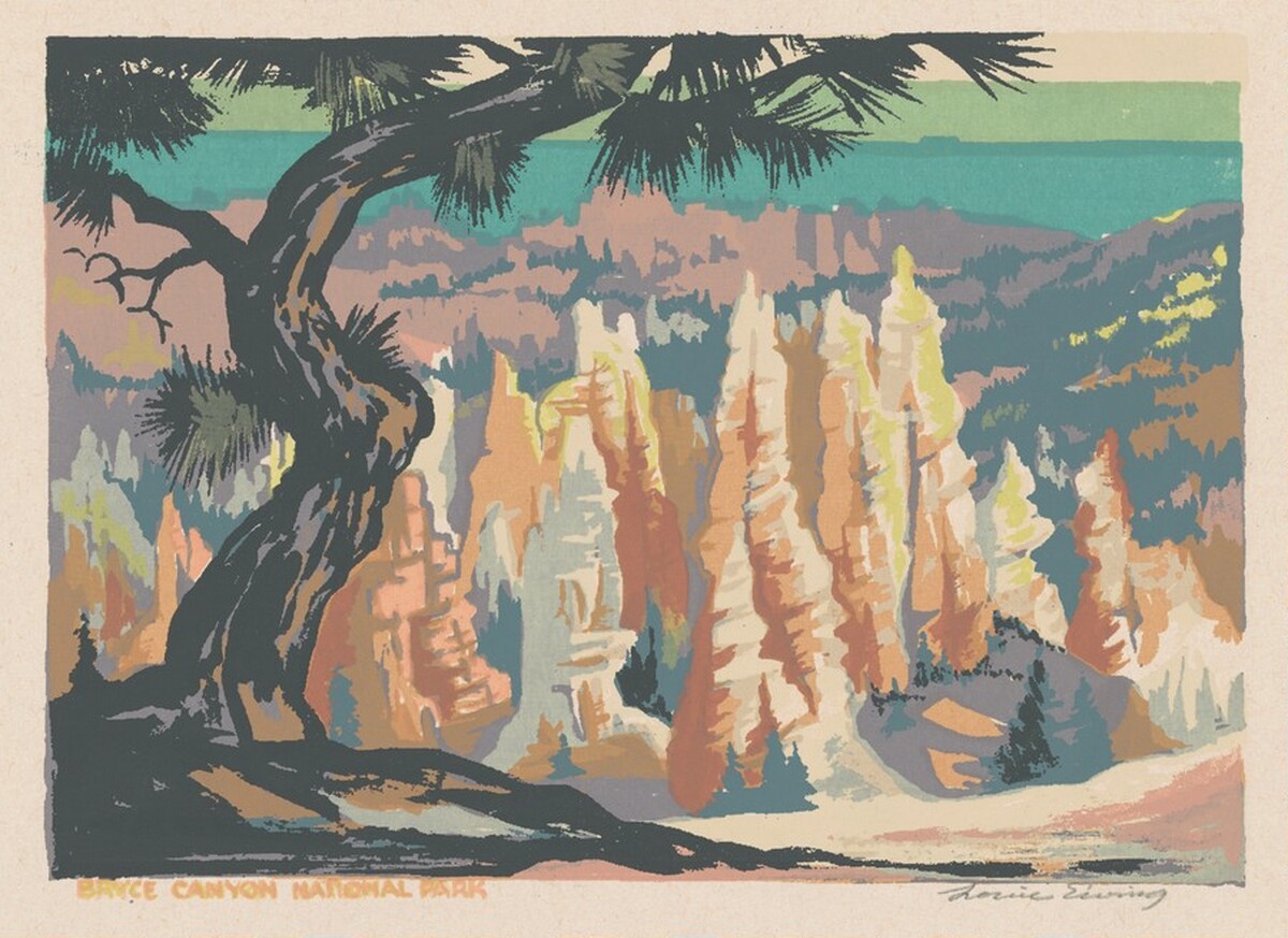 Bryce Canyon National Park by Louie H. Ewing