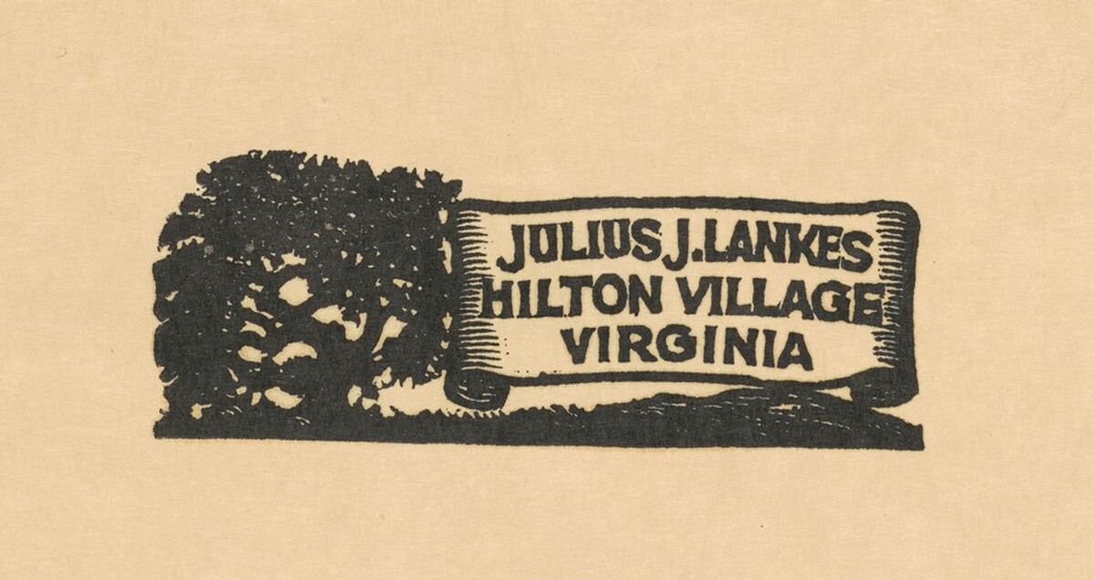 Personal Letterhead and Label by J. J. Lankes