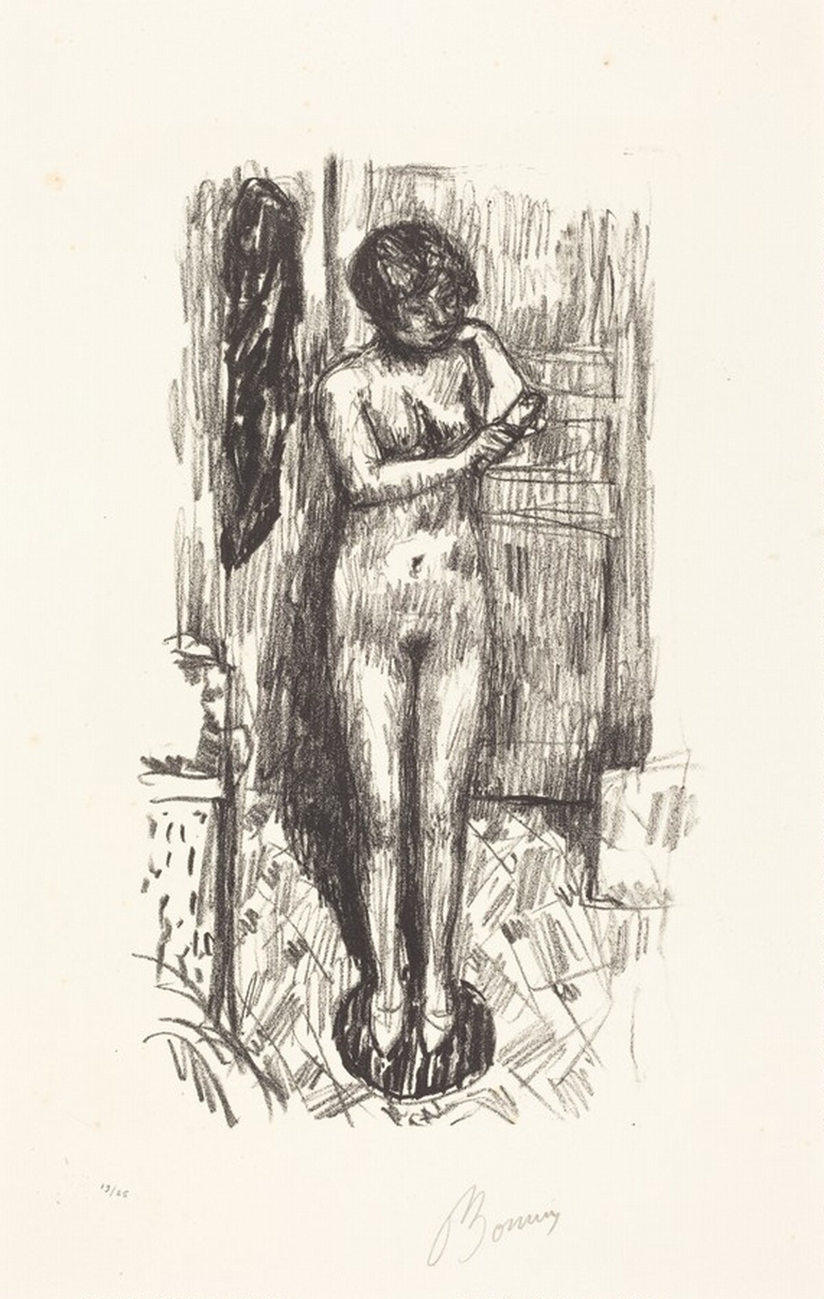 Nude Study (Etude de nu) by Pierre Bonnard