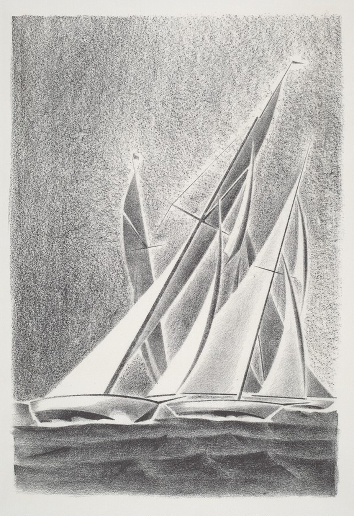 Yacht Race by Arnold Rönnebeck