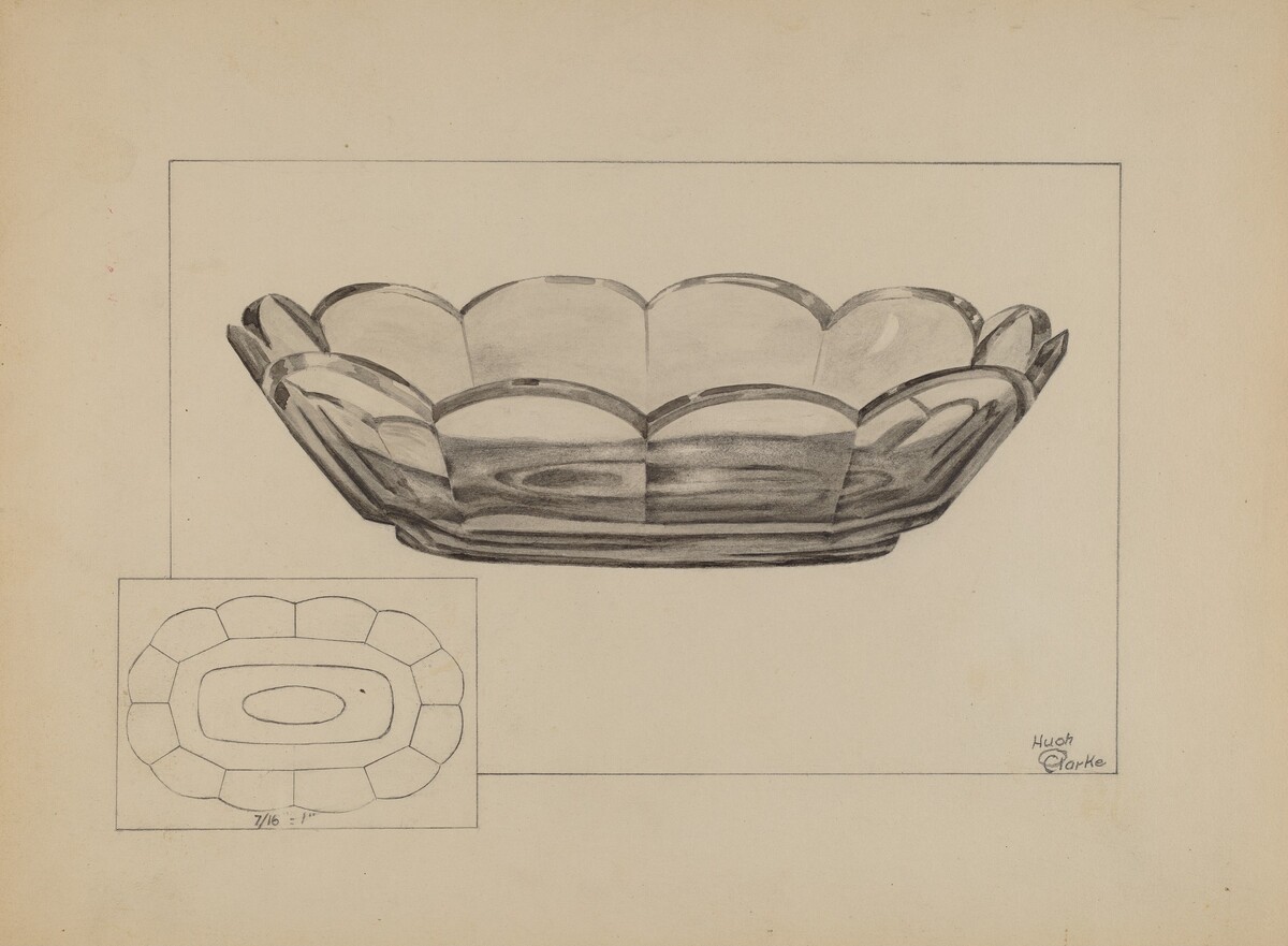 Fruit Dish by Hugh Clarke
