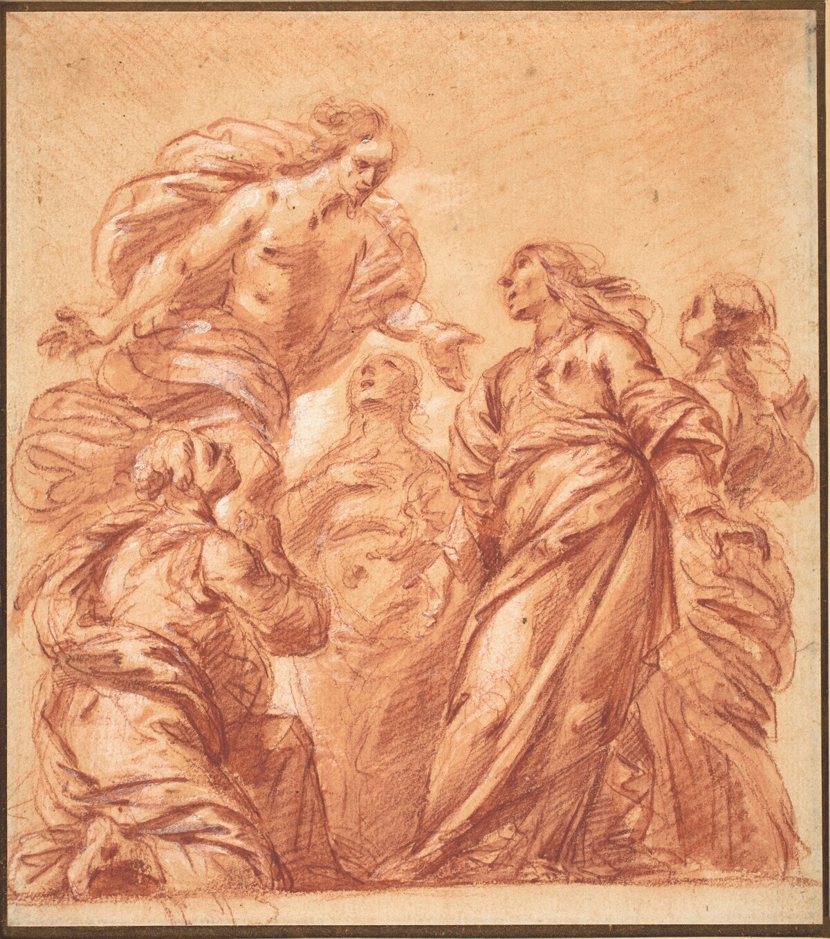 The Women at the Sepulchre with Christ of the Noli me Tangere by Ercole Procaccini il Giovane