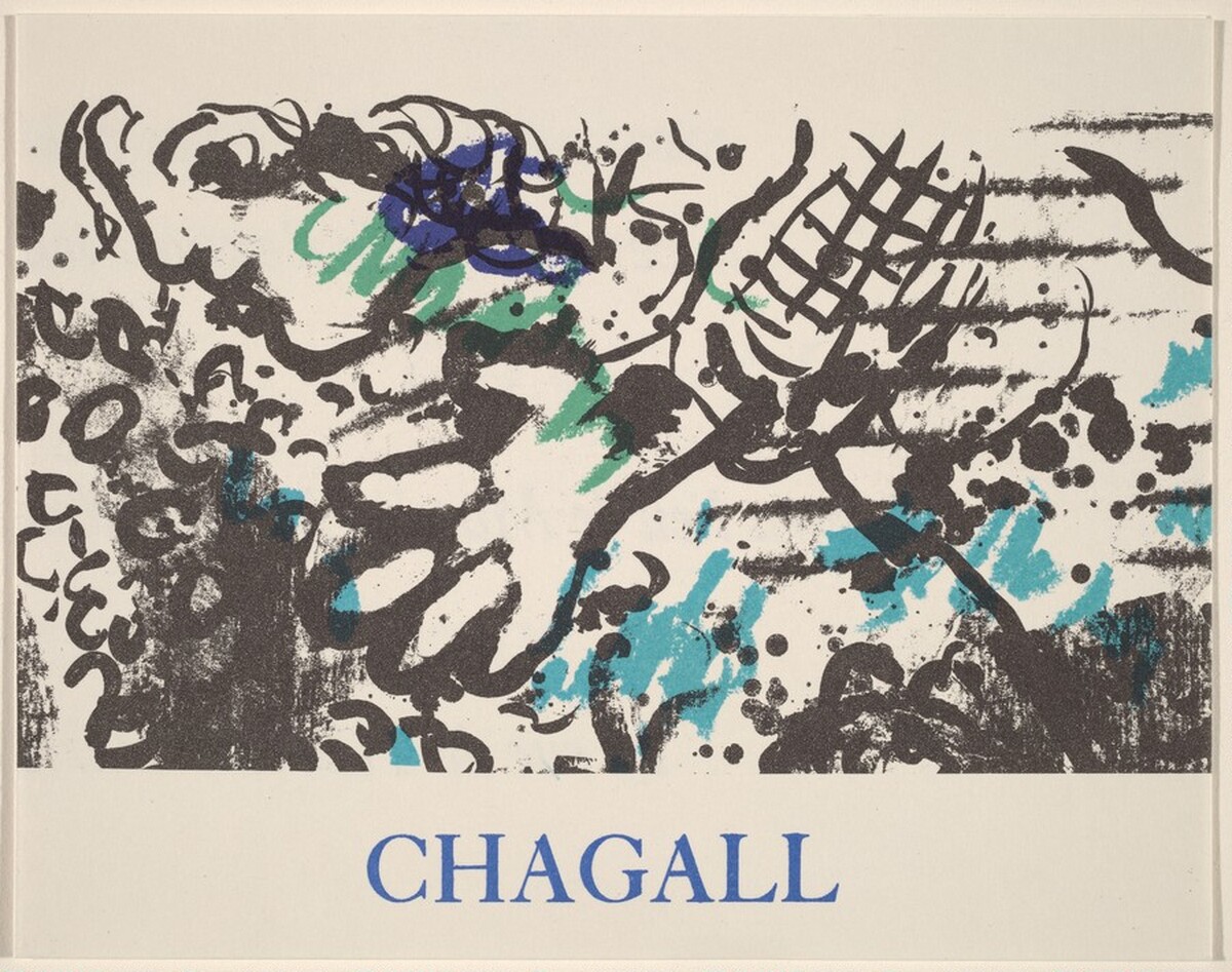 Invitation for Galerie Maeght Exhibition by Marc Chagall