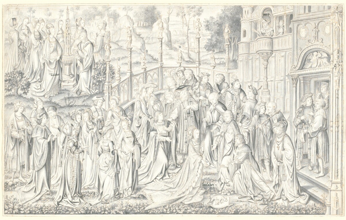David and Bathsheba by Jan van Roome