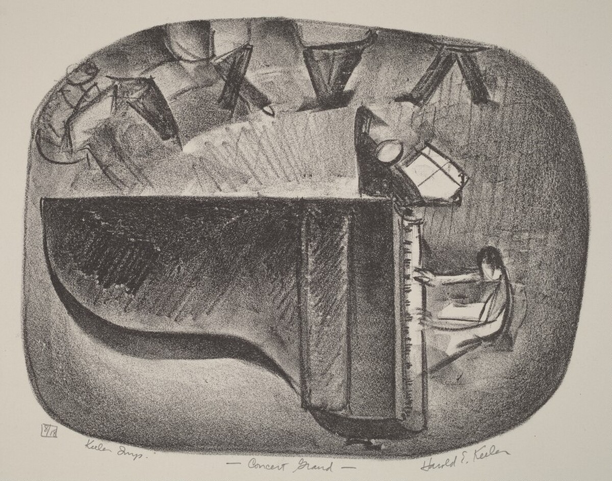 Concert Grand by Harold  Emerson Keeler