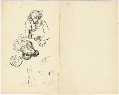 Still Life with Figure Studies