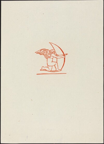 Eighth Eclogue: Cupid (Cupidon tirant de l'arc)