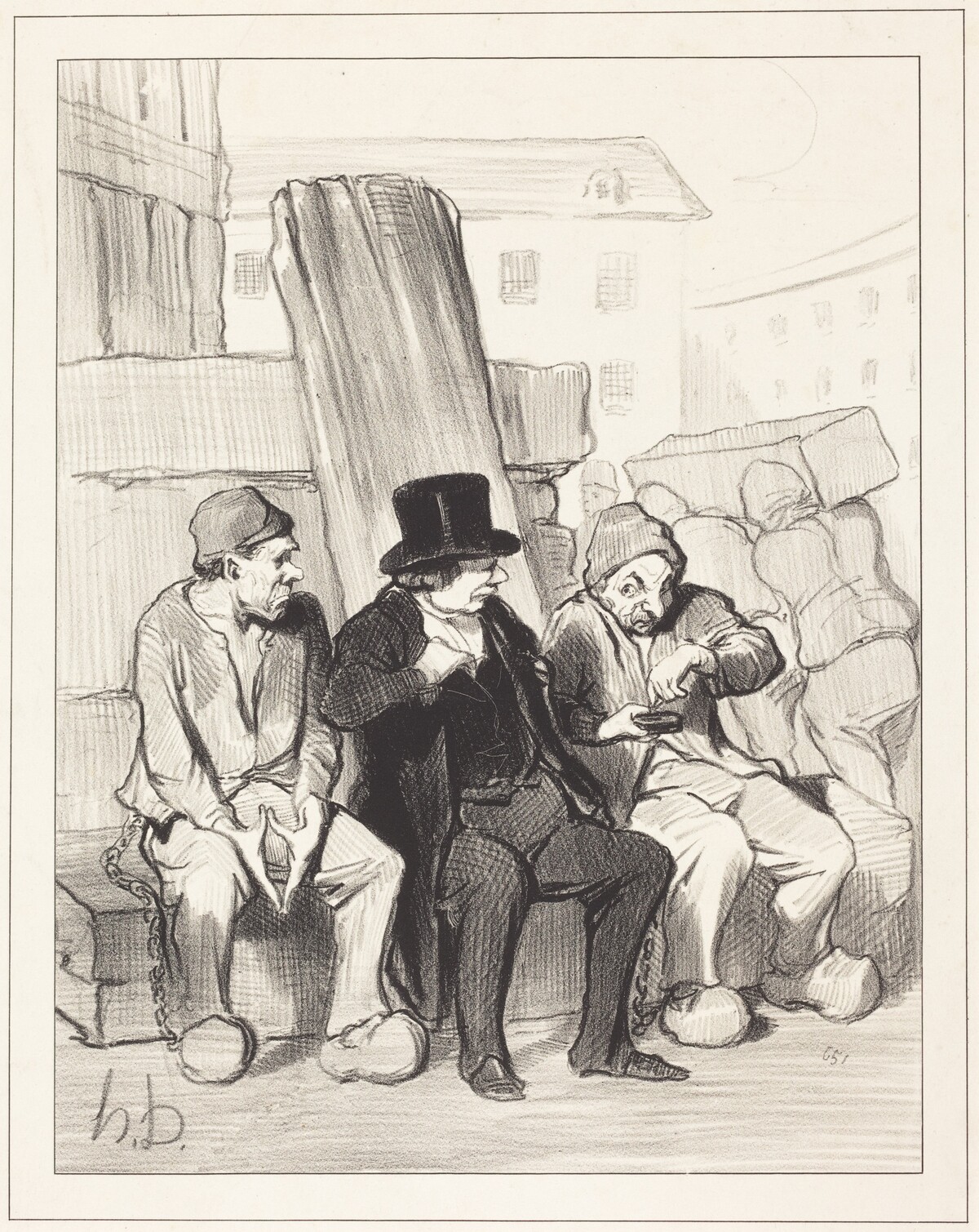 Ainsi donc, mon ami, a vingt-deux ans... by Honoré Daumier