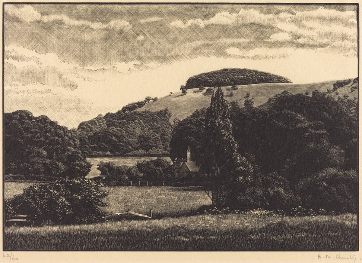 Chanctonbury Ring, Sussex by Beatrice Christy