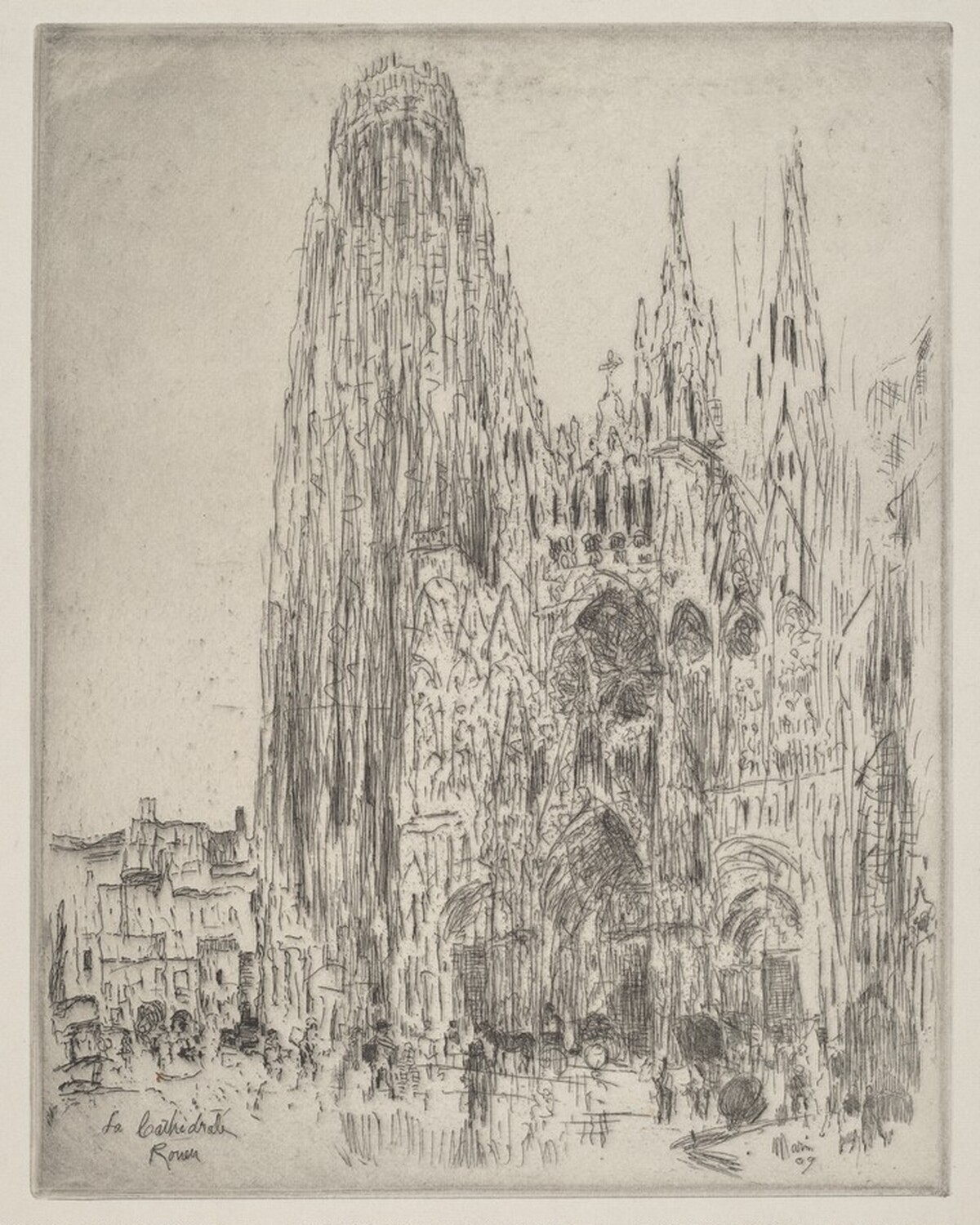 Cathedral, Rouen by John Marin