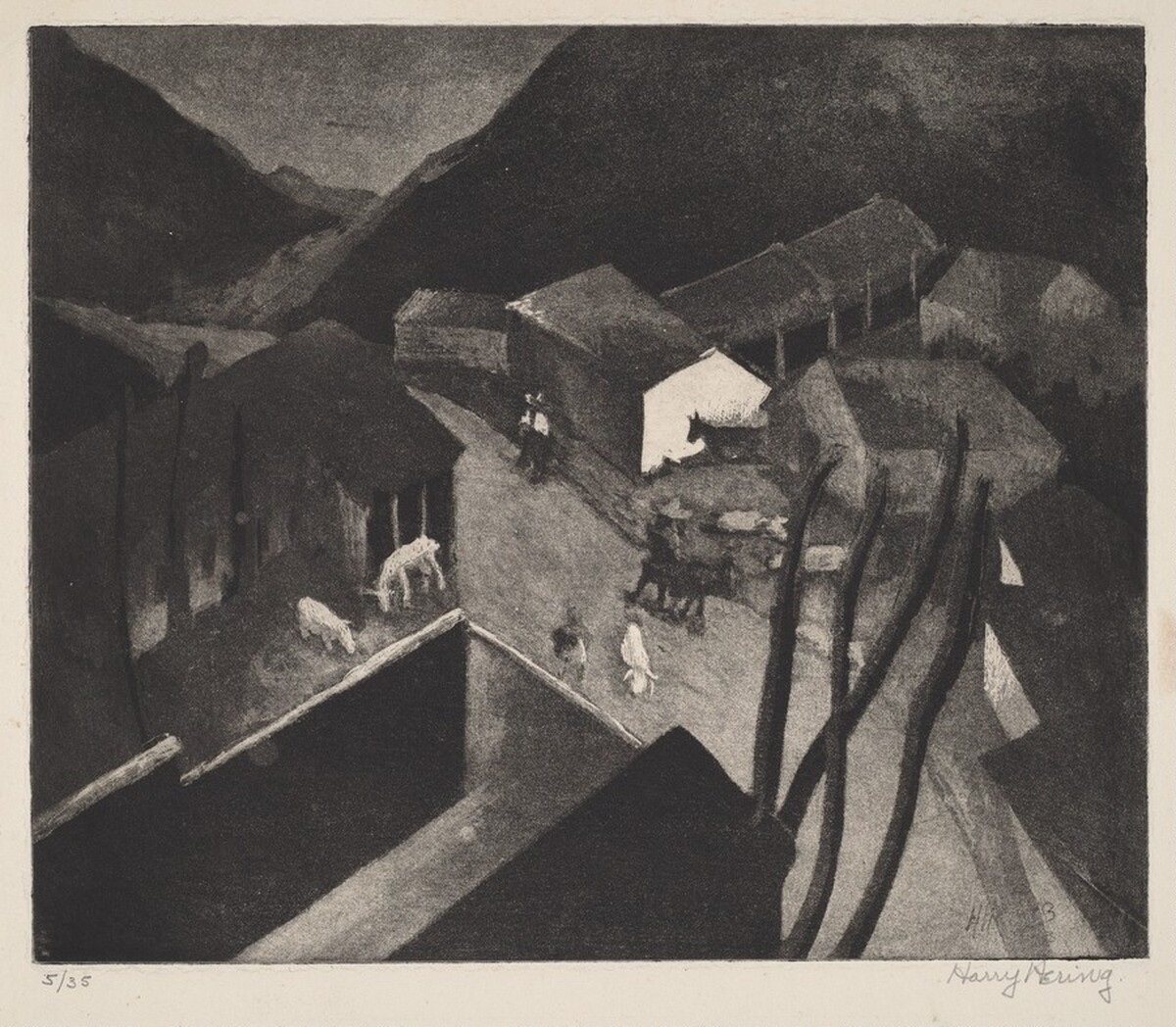 Mexican Village by Harry Hering