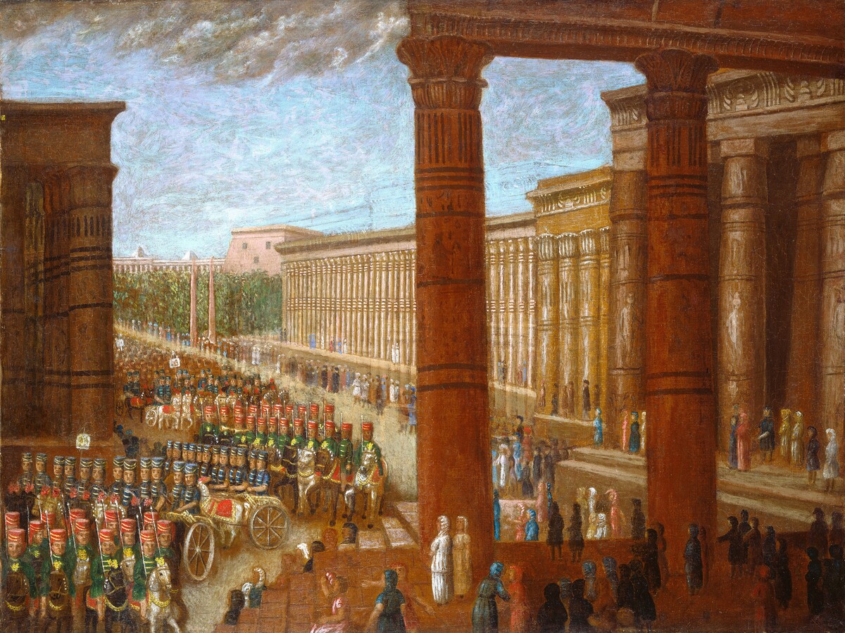 Pharaoh's Army Marching by Erastus Salisbury Field