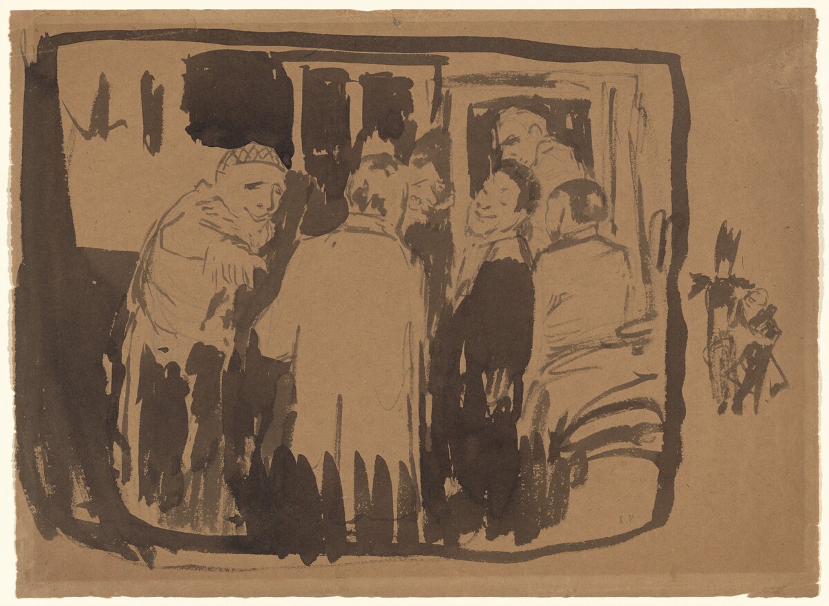 Au Théâtre Antoine by Edouard Vuillard
