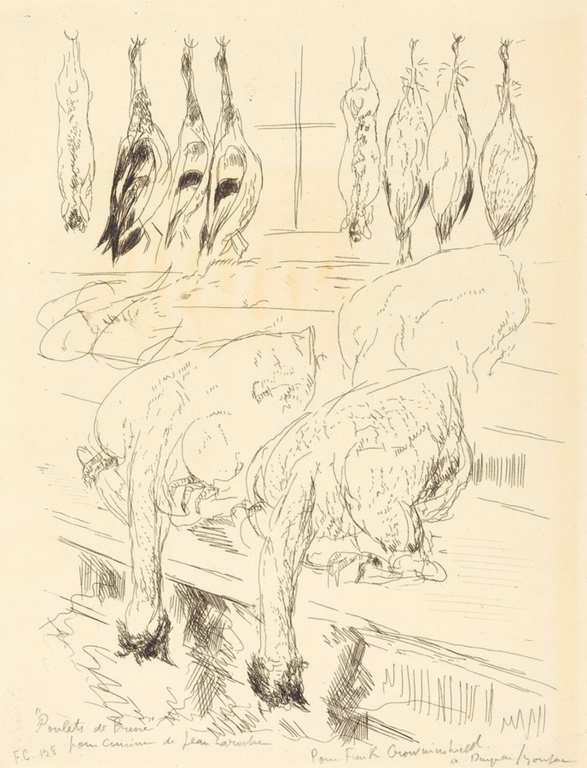 Poultry (La volaille) by André Dunoyer de Segonzac