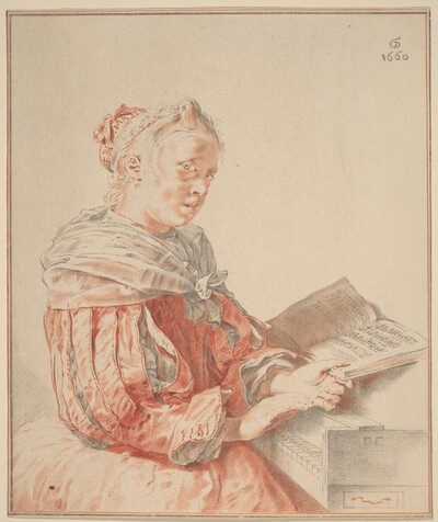 Young Girl at the Keyboard