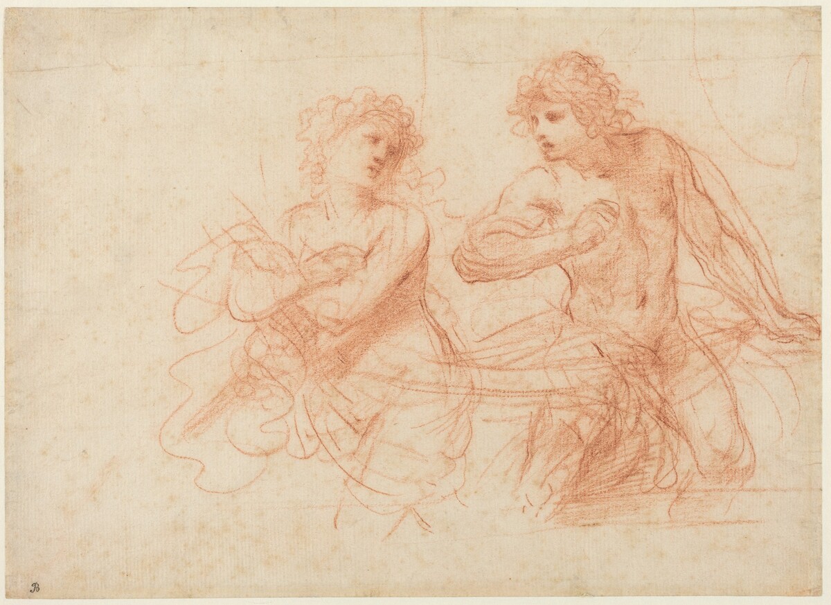 Amnon and Tamar by Giovanni Francesco Barbieri, called Guercino