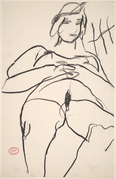 Untitled [woman with hands clasped]