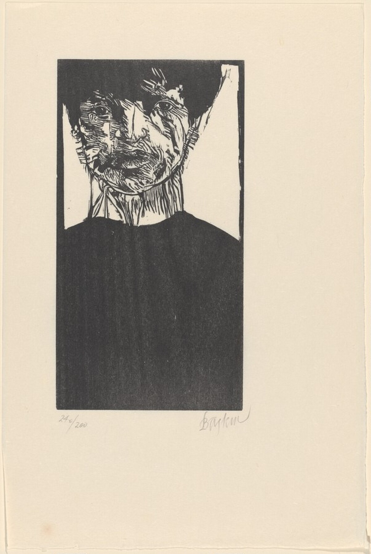 Othello Young by Leonard Baskin