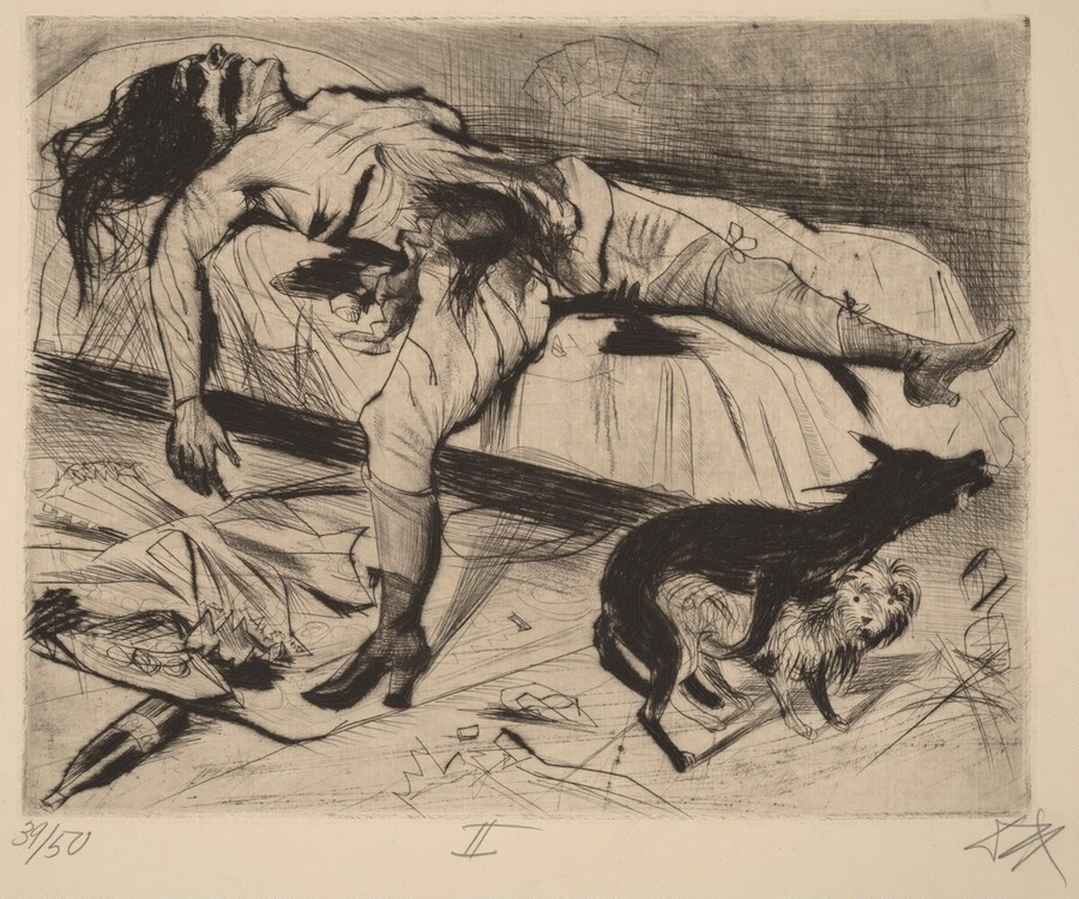 Lust Murder I by Otto Dix