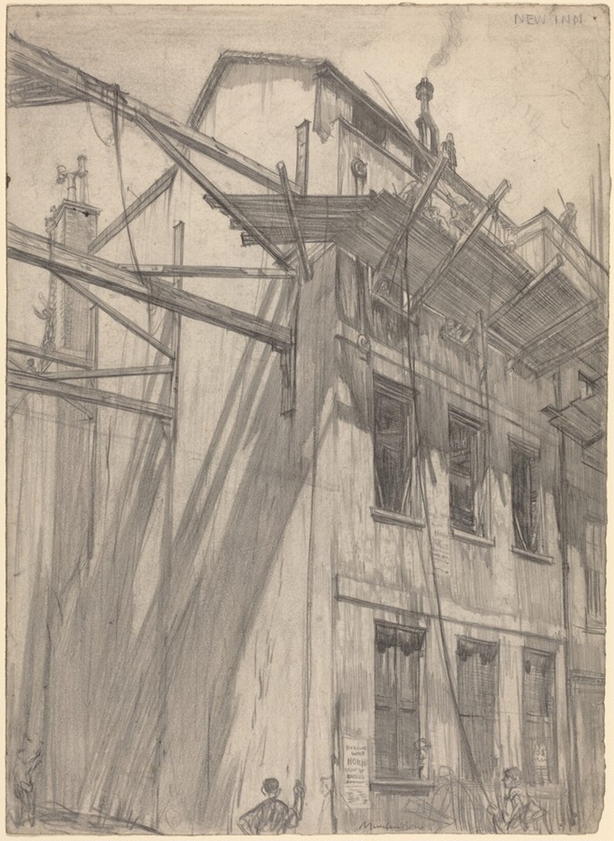 New Inn, London by Sir Muirhead Bone