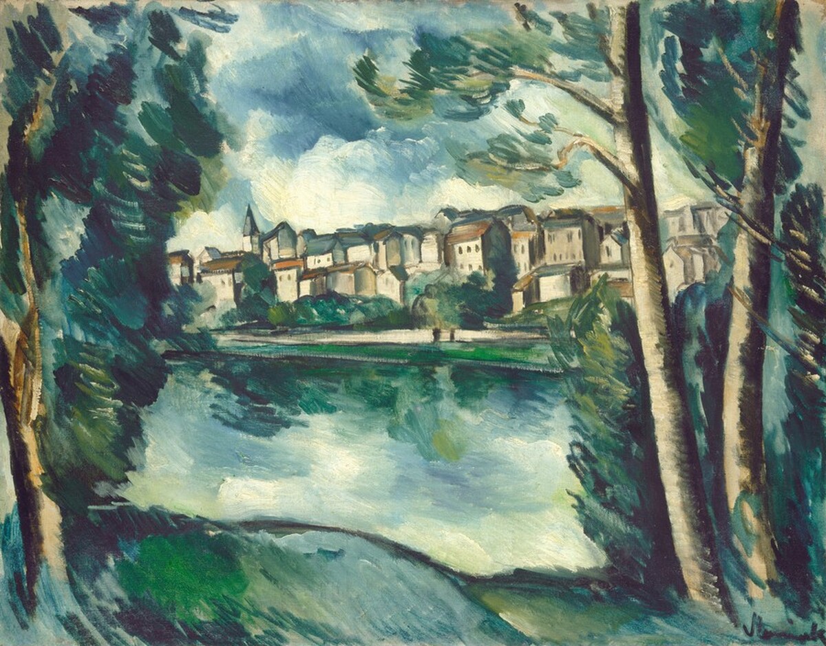 Carrières-Saint-Denis by Maurice de Vlaminck