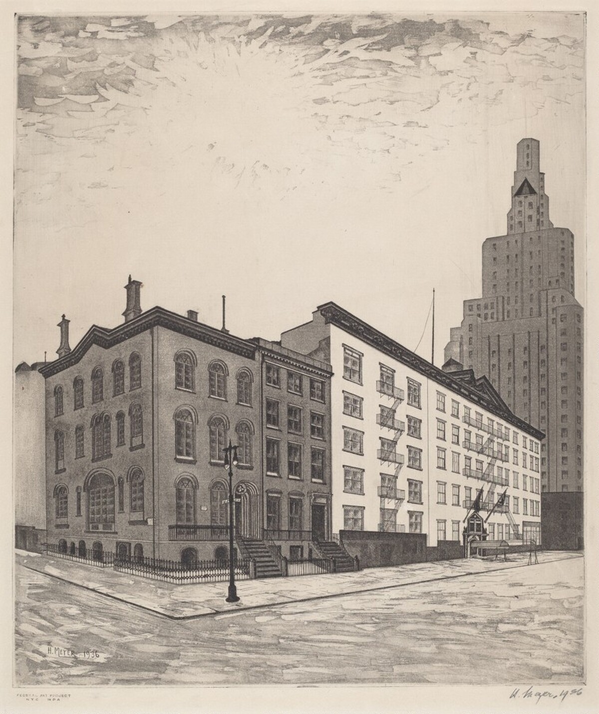 Untitled (Lower Fifth Avenue) by Herman Meyer