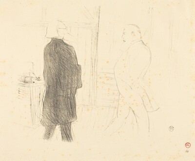 Antoine and Gémier in "Une Faillite"