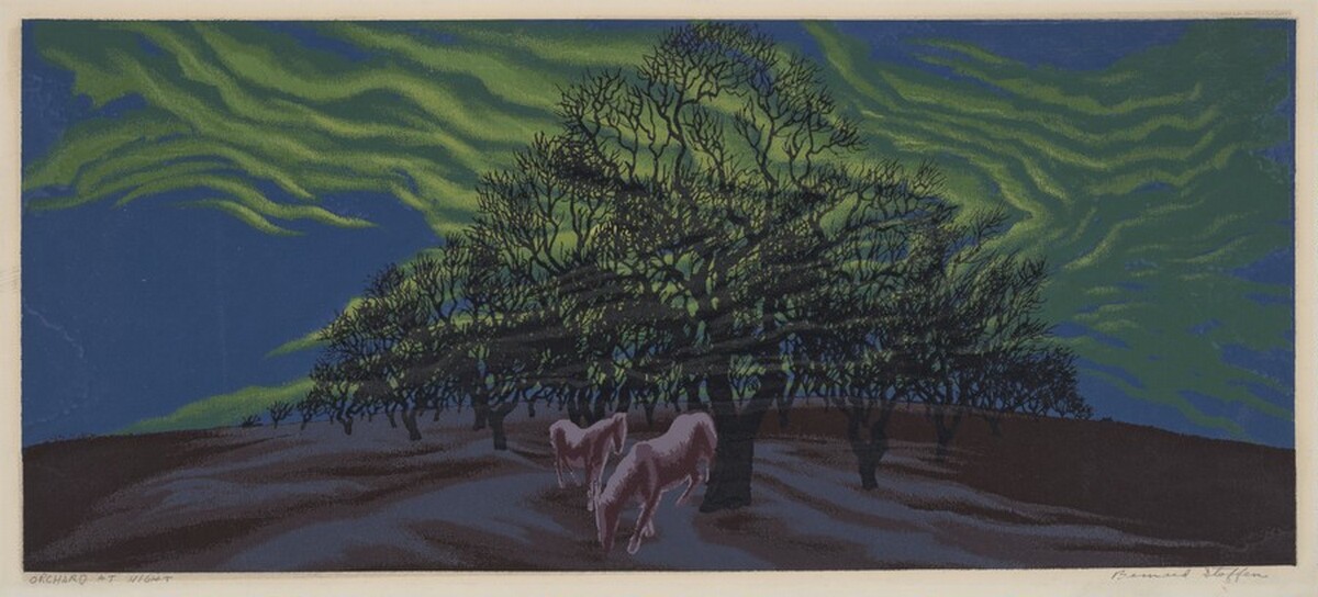 Orchard at Night by Bernard Joseph Steffen