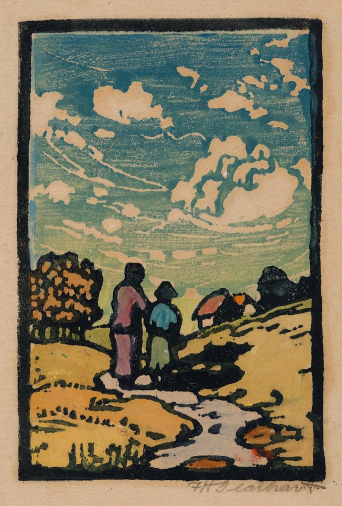 Figures in a Landscape by Frances H. Gearhart