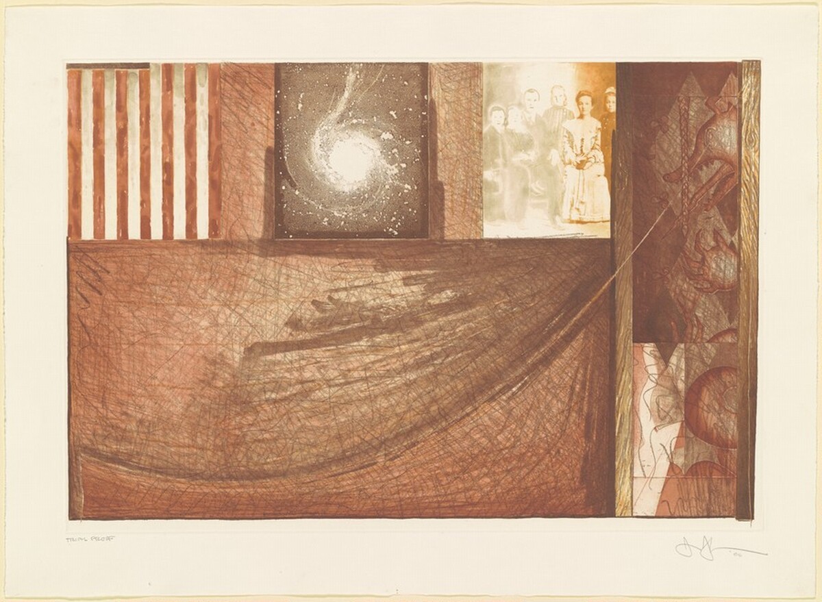 Untitled [trial proof] by Jasper Johns