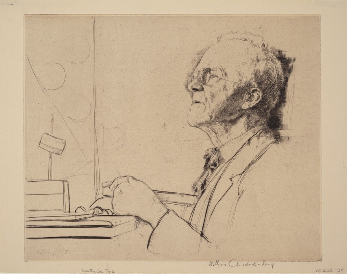 Timothy Cole, No.2 by William Auerbach-Levy