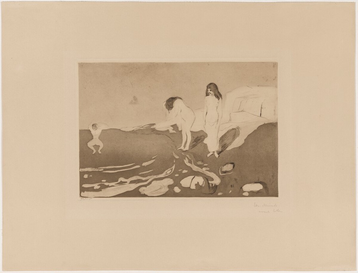 Women Bathing (Badende kvinner) by Edvard Munch