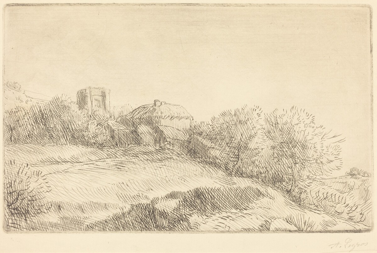 Village (Un village) by Alphonse Legros