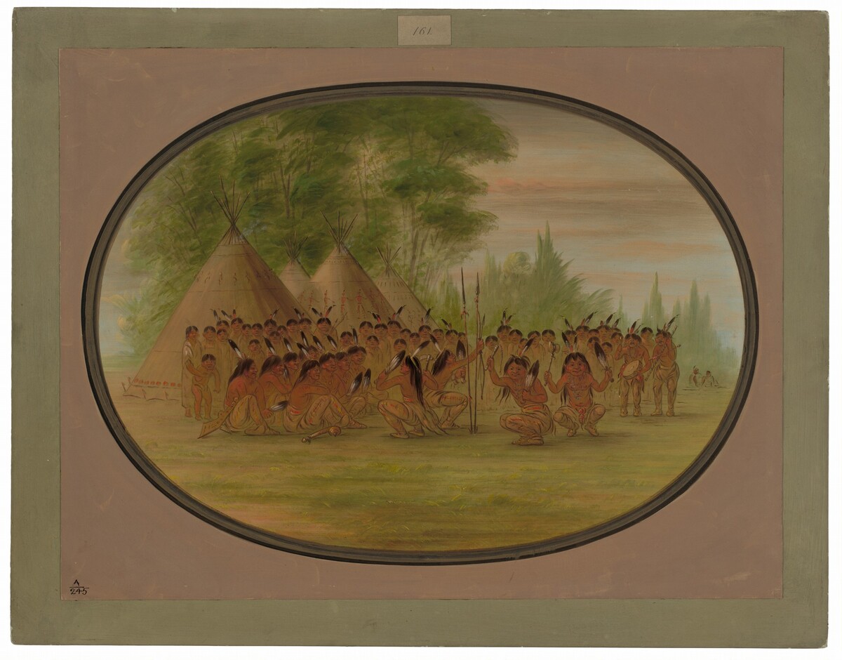 Eagle Dance - Choctaw by George Catlin