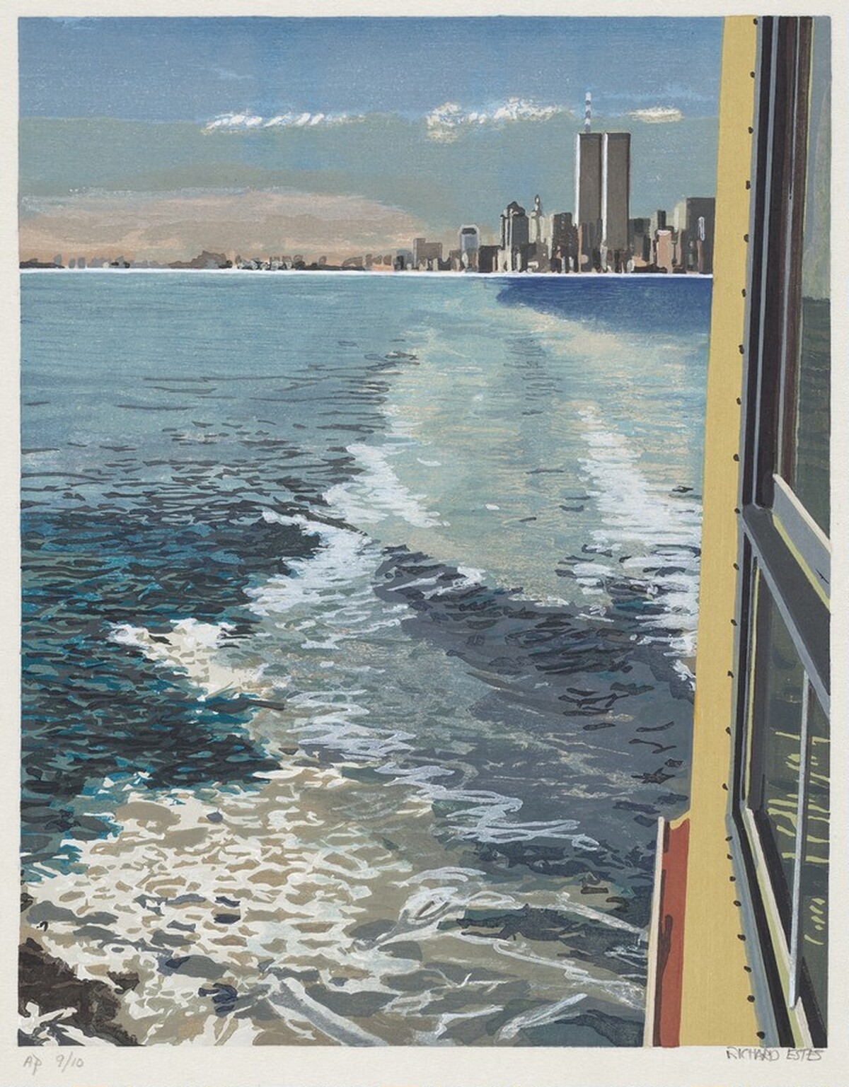 Study VI, New York Harbor by Richard Estes