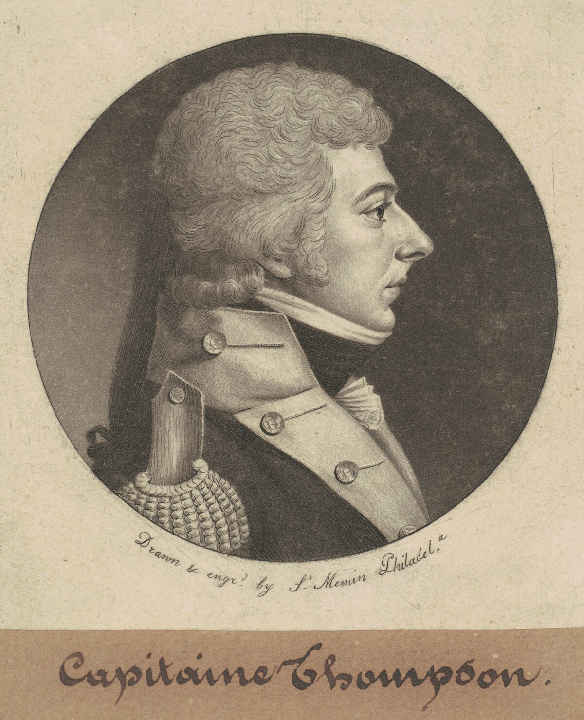 James Thompson by Charles B. J. Févret de Saint-Mémin