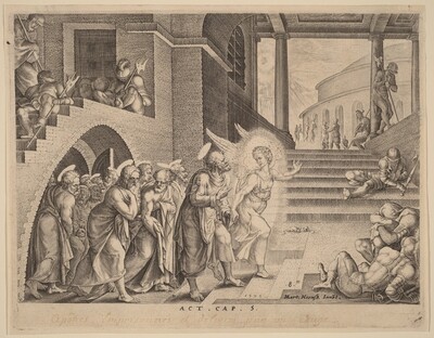 The Apostles Delivered from Prison by an Angel
