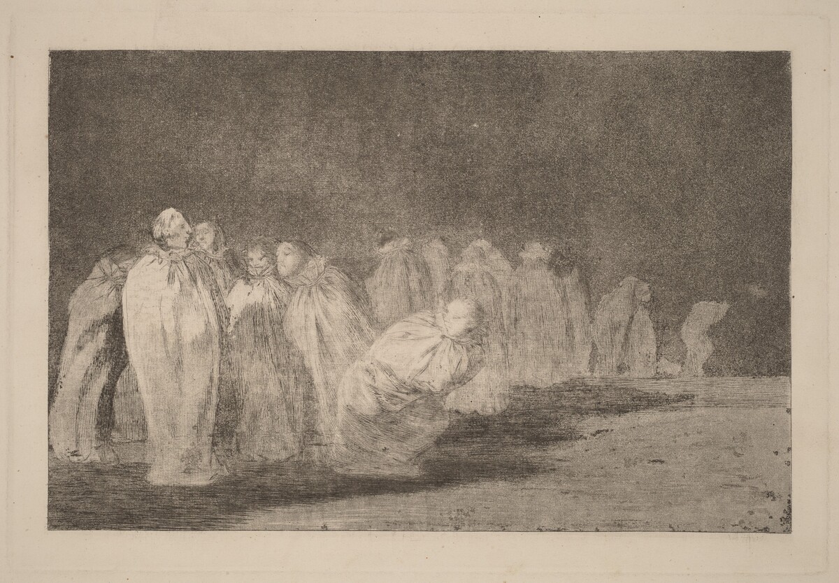 Los ensacados (The Men in Sacks) by Francisco Goya