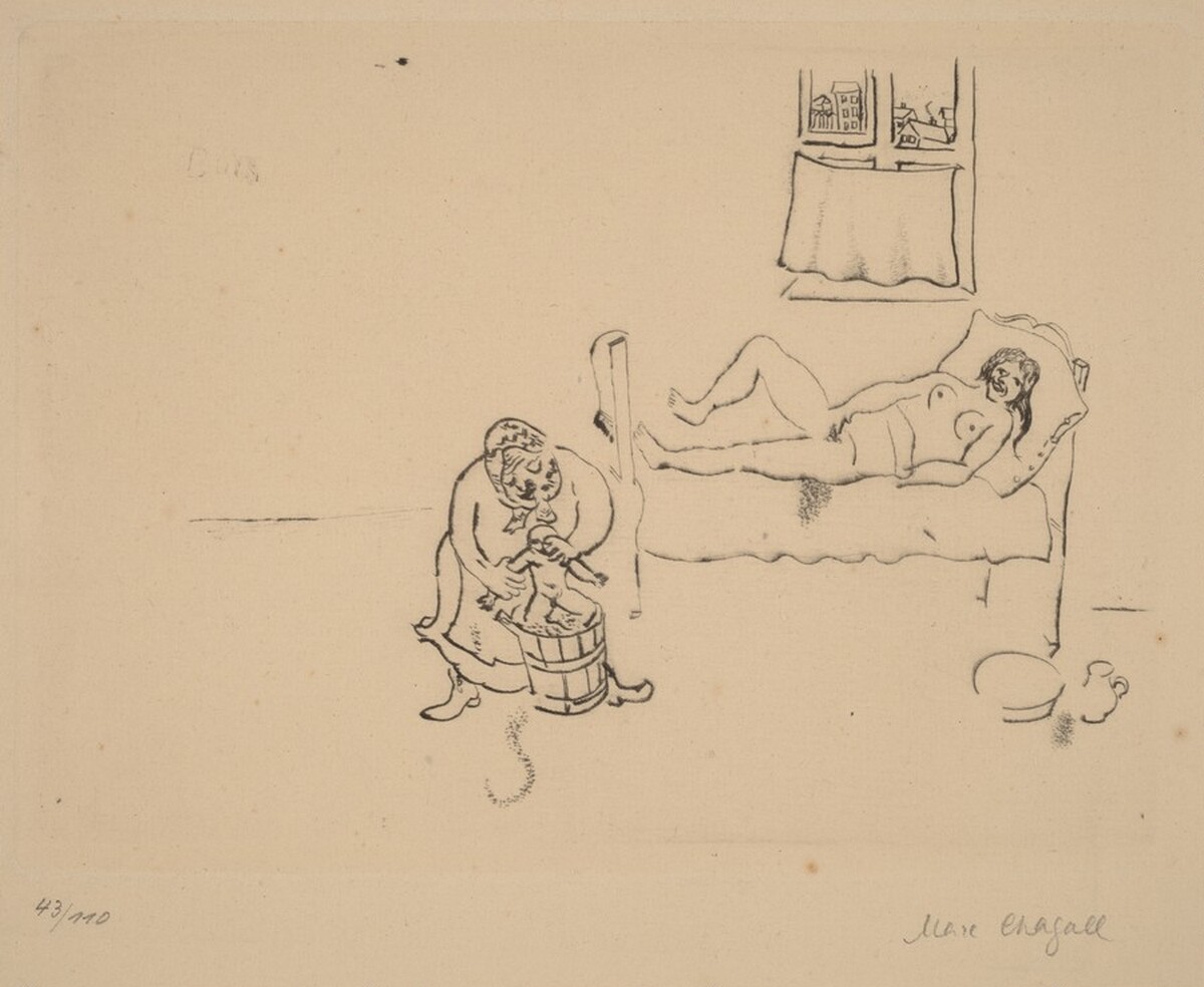 Birth by Marc Chagall