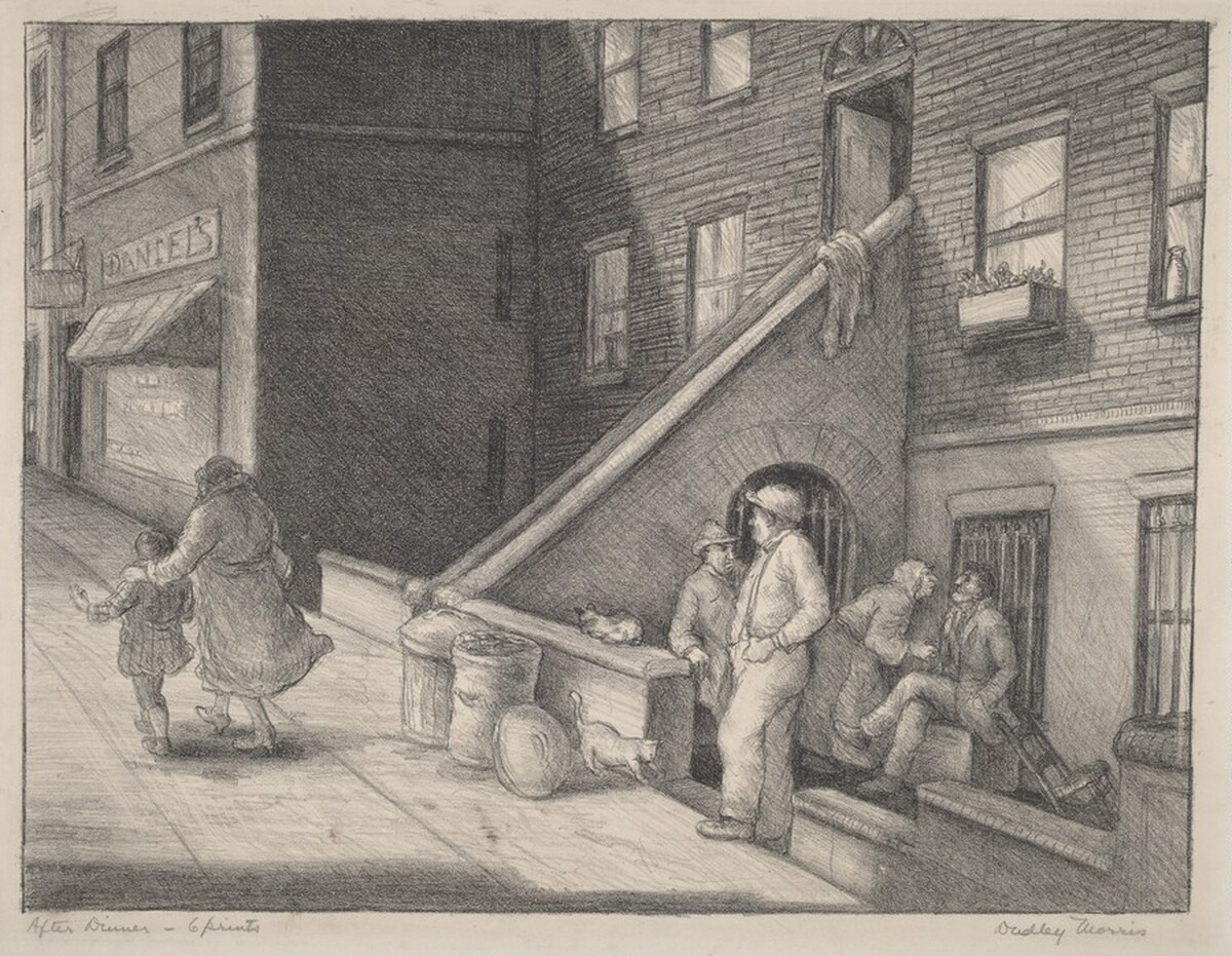 After Dinner by Dudley H. Morris Jr.