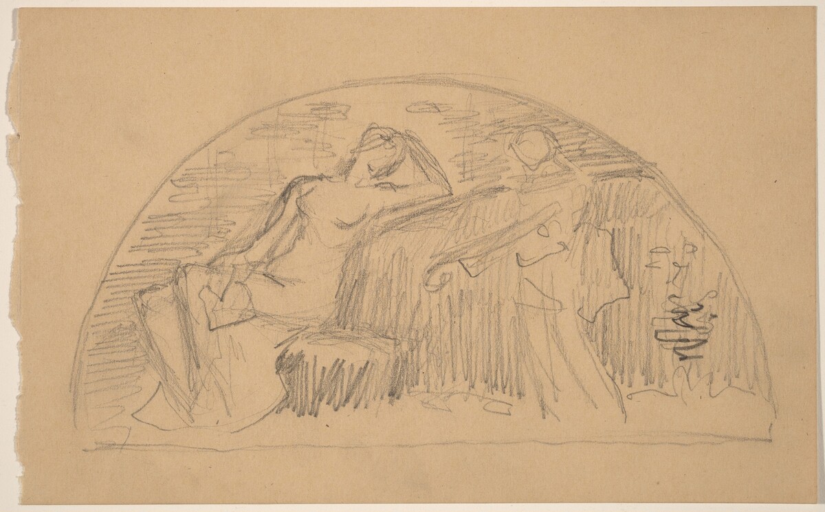 Study for a Lunette by Charles Sprague Pearce