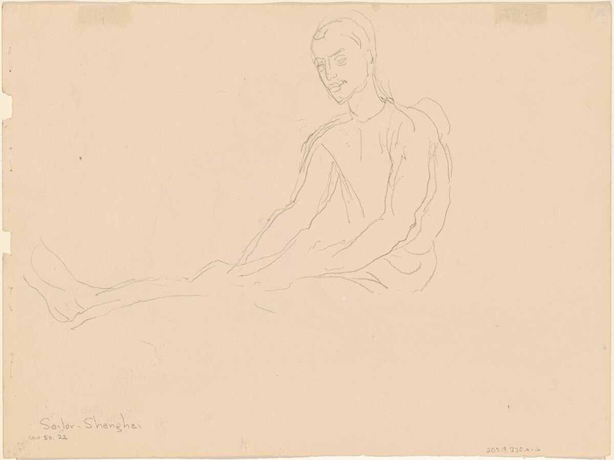 Sailor—Shanghai [verso] by Thomas Schofield Handforth