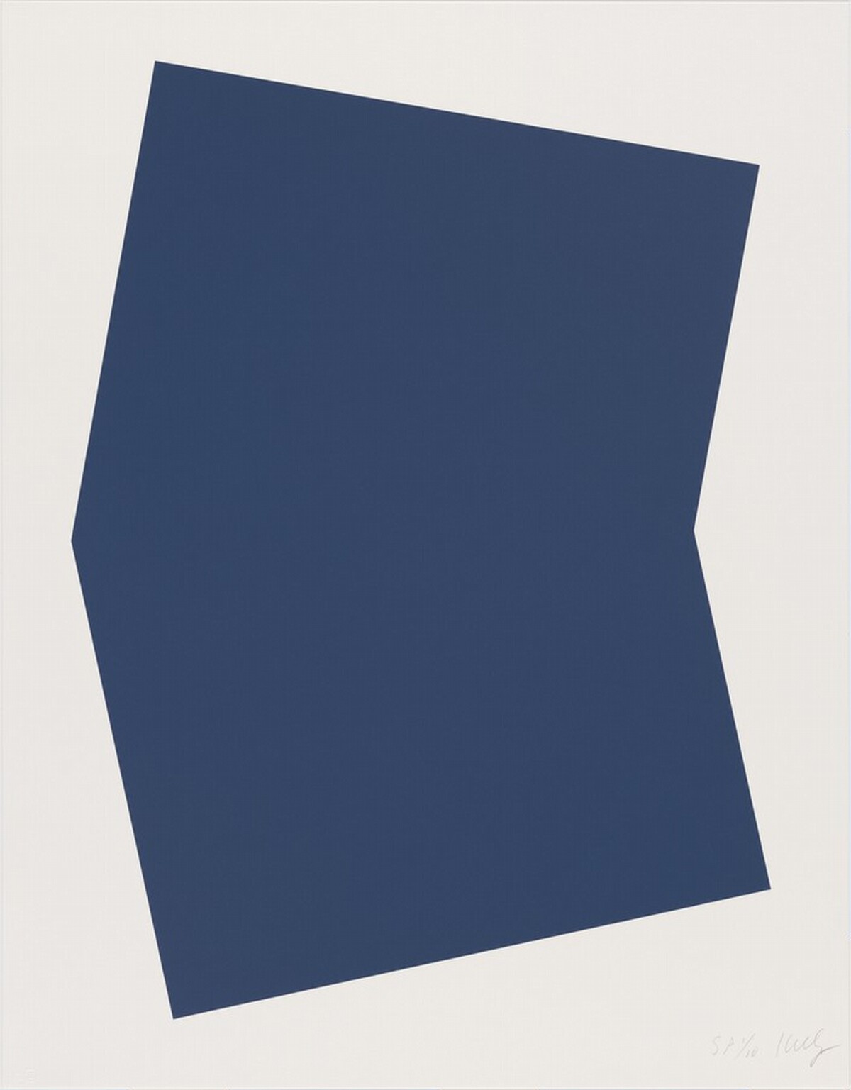 Dark Blue by Ellsworth Kelly
